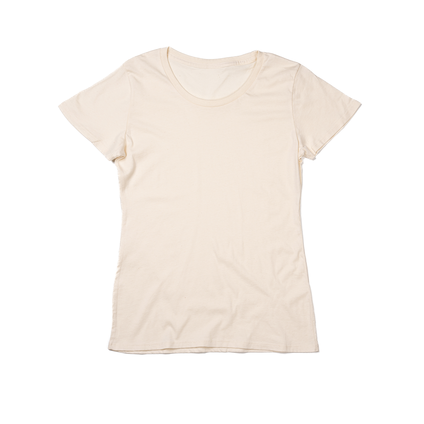 Women's Fitted Tee - Royal Apparel - 5001ORGW - Natural