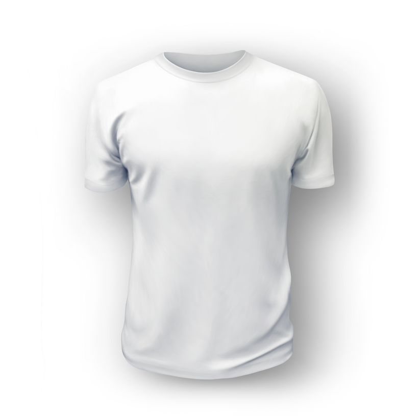 Blank White Tee (Upload your own image)