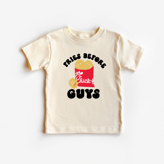 Fries before Guys - Kids Tee (Natural)