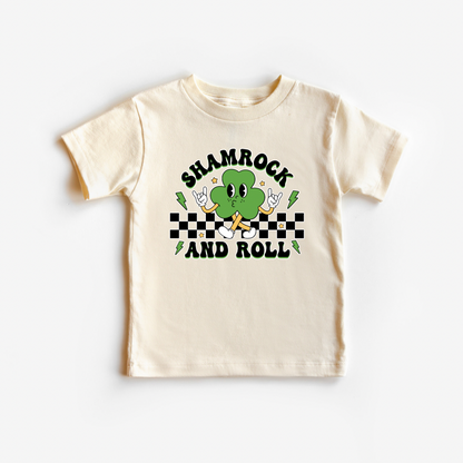 Shamrock and Roll - Kids Tee (Natural)